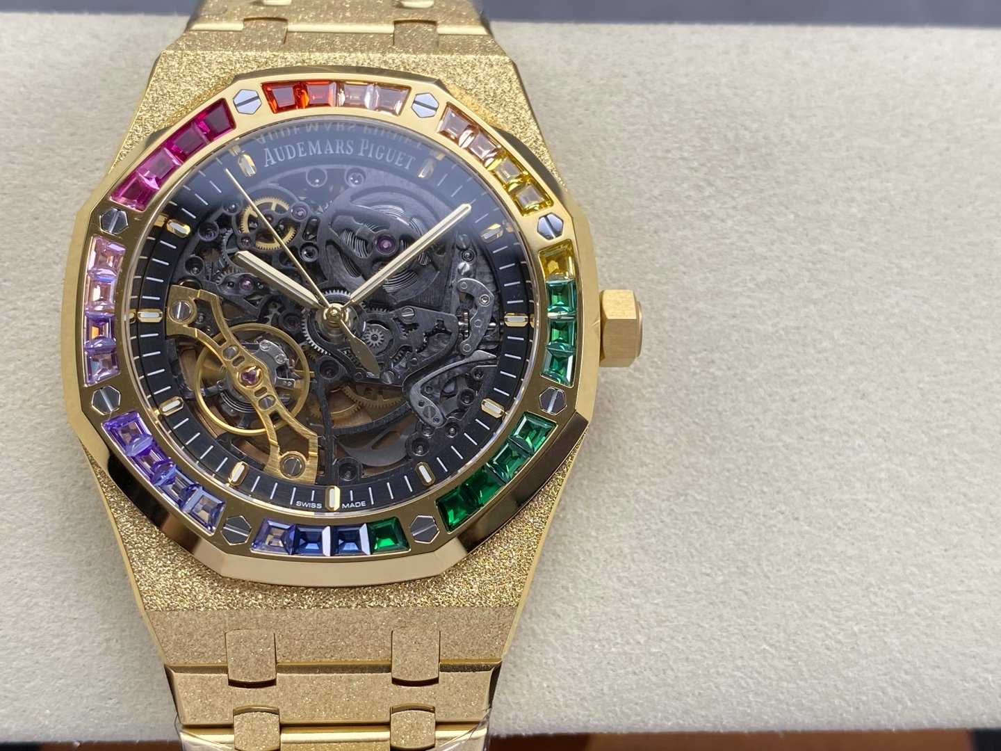 AP RO Double Balance Wheel Openworked "Rainbow" 41MM - 图片 2