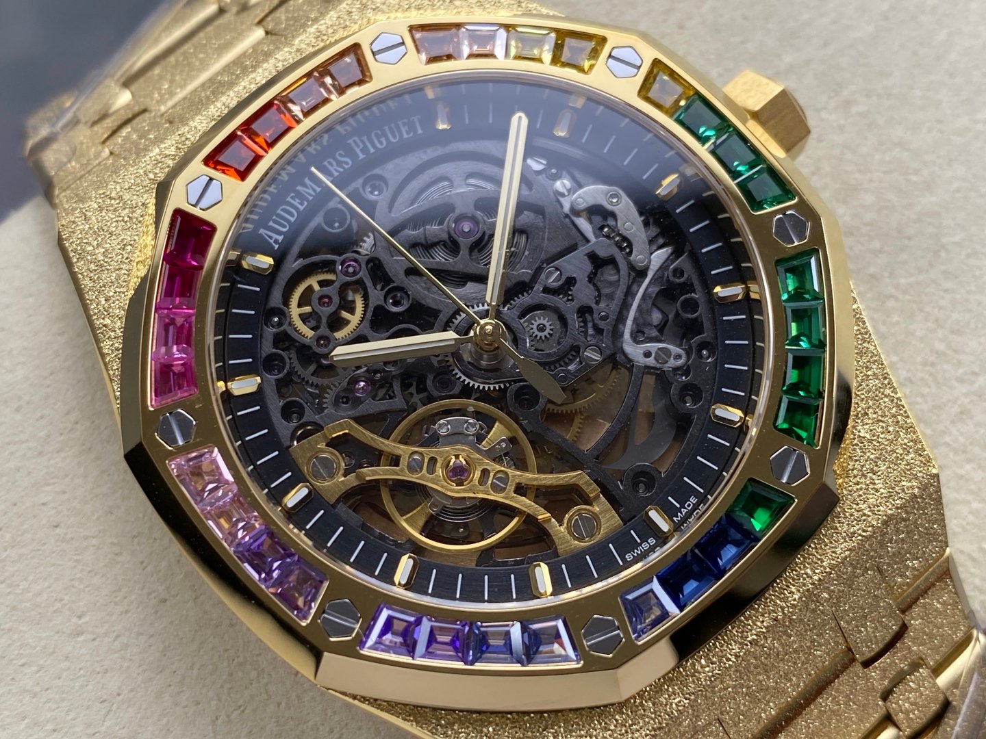 AP RO Double Balance Wheel Openworked "Rainbow" 41MM - 图片 3