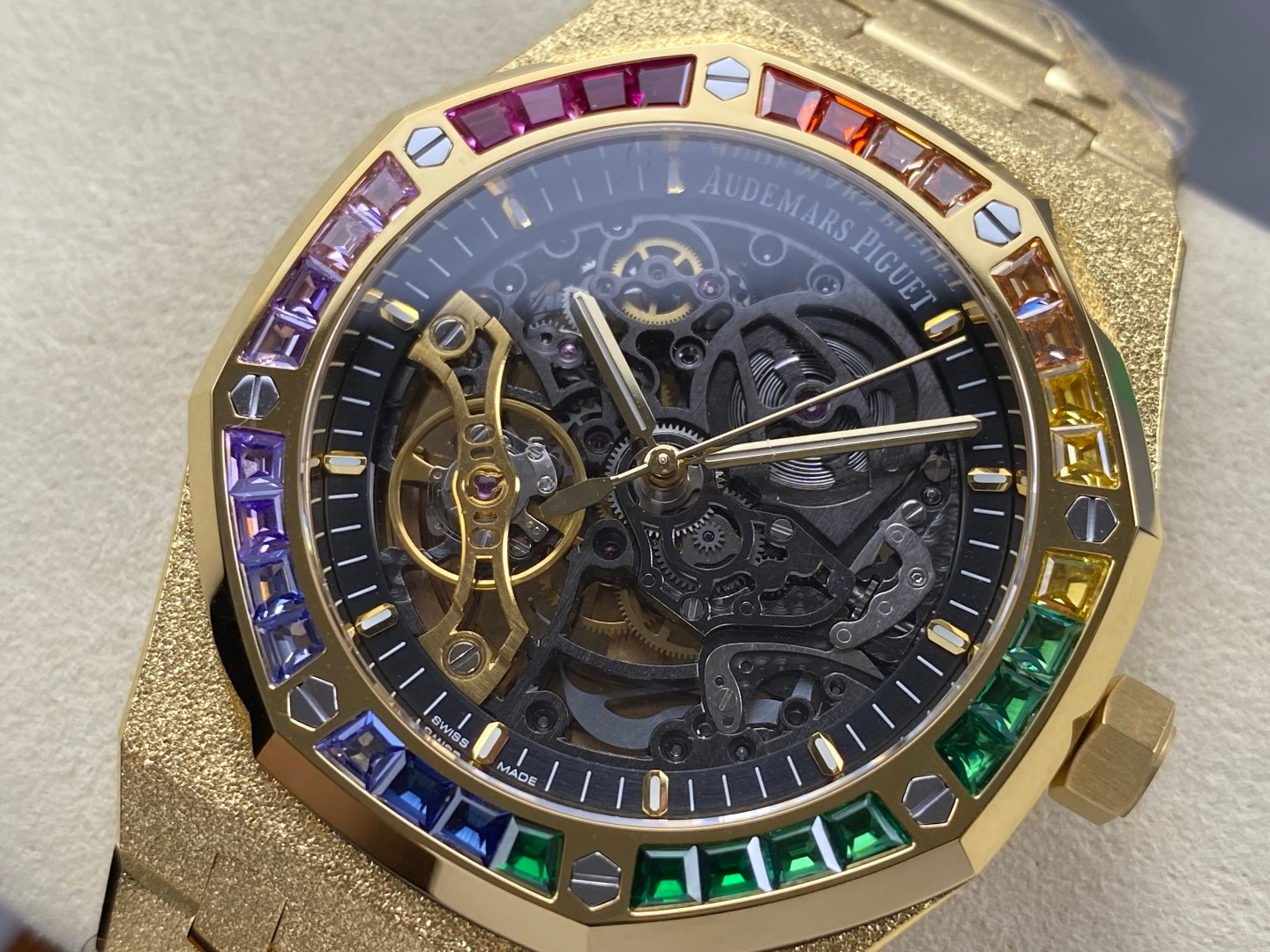 AP RO Double Balance Wheel Openworked "Rainbow" 41MM