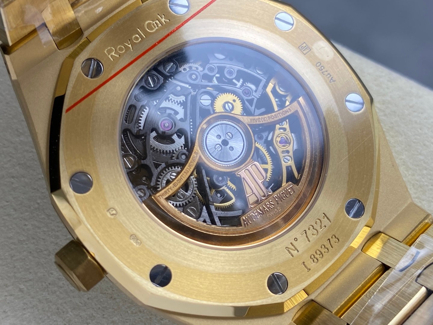 AP RO Double Balance Wheel Openworked "Rainbow" 41MM - 图片 9