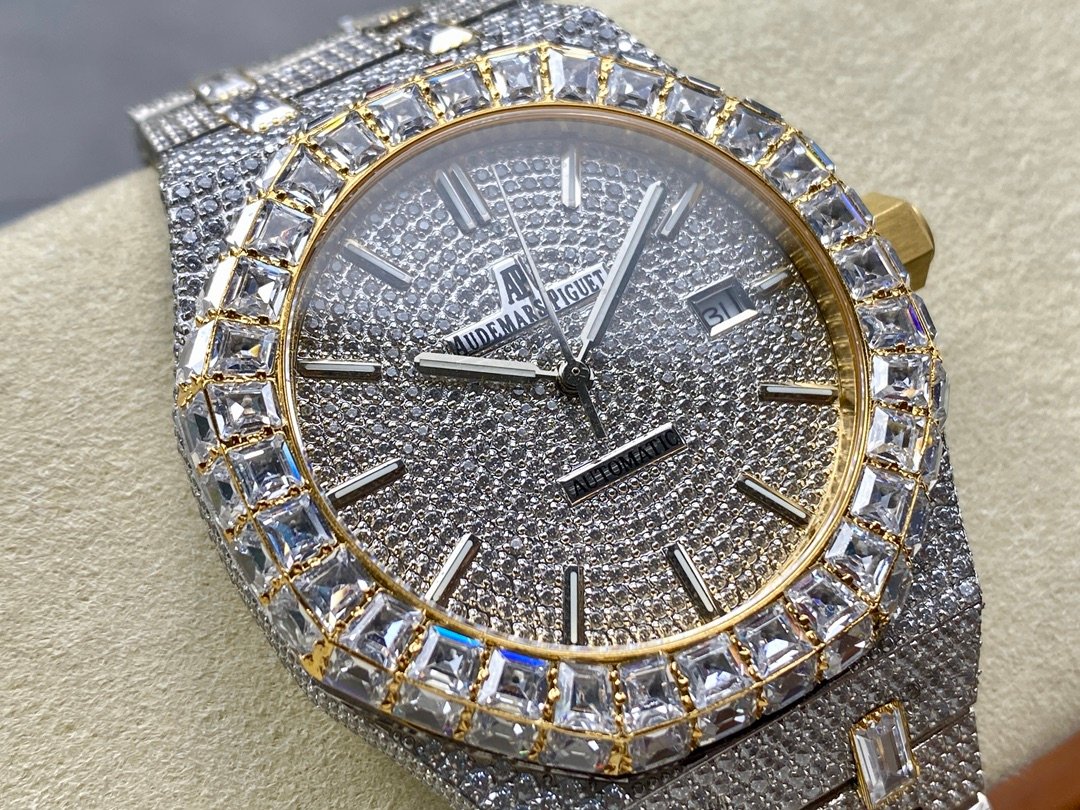 AP RO Full Diamond Baguette Bezel 42mm - 图片 3