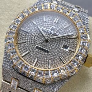 AP RO Full Diamond Baguette Bezel 42mm