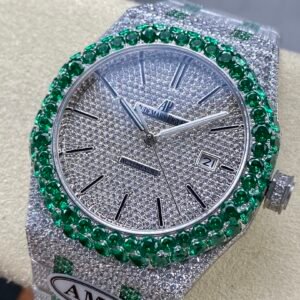 AP RO Full Diamond Emerald Bezel 41mm